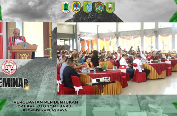 Kartiyus Ungkap Alasan Digelarnya Seminar Percepatan Pembentukan DOB Provinsi Kapuas Raya
