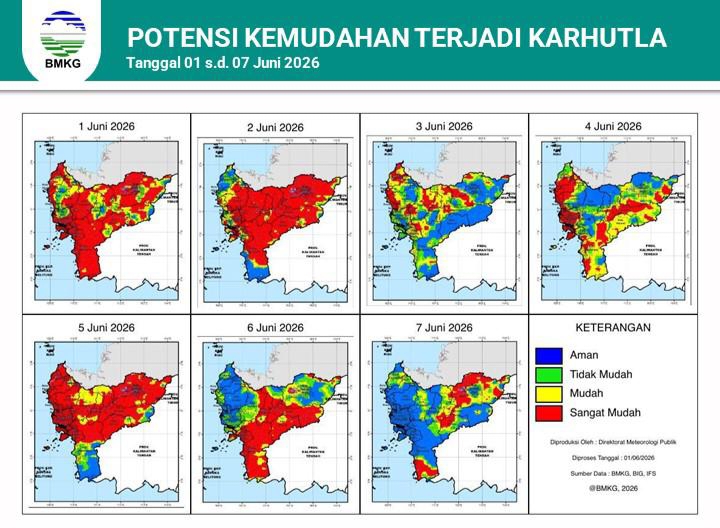 Hotspot Kalbar Naik Jadi 28 Titik, BMKG Waspadai Karhutla dan Cuaca Berpotensi Berubah
